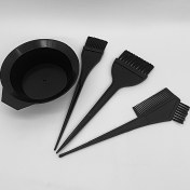 Resim 4 Parça Saç Boyama Seti, Salon Saç Fırçaları, Balayage & Ombre Araçları, Çift Taraflı Çatal, Saç Boyama & Vurgulama Aksesuarları, Profesyonel Saç Stil Kit 