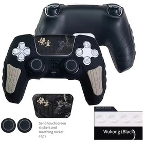 Resim Gaojunshop01 Ps5 Kontrol Kılıfı Ve Çubuk Kapakları - Sony 30. Yıl Özel Deri Gri 