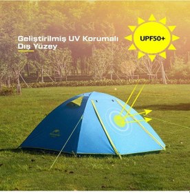 Resim Naturehike P-serisi 2 Kişilik Kamp Çadırı Storm Blue 