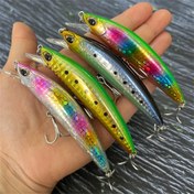 Resim 10cm/30g Uzun Atış Sinking Minnow Balıkçılık Yemini, Dalış Ses Boncukları ile, ABS Malzeme, Tatlı ve Tuzlu Su Balıkçılığı için, Bass ve Walleye için İdeal, Balıkçılık Takımı|Yağmurlu Gün Yemini|Dayanıklı ABS Lur 