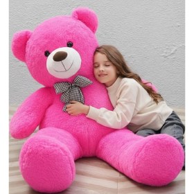 Resim Sole 160 cm Papyonlu Peluş Ayı, Dev Boy - Sevgiliye Özel...% 100 Yerli Imalat 
