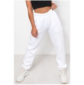 Resim Bluu Kışlık Diagonal Kumaş Elastik Bel Joggers , Eşofman Altı (528826686) 