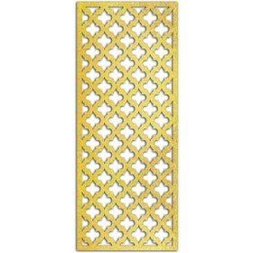 Resim Liar Dekor Liar Ahşap Seperatör (Paravan) - KSP-32 - (18 mm) - (100 cm x 210 cm) - (Gold) 