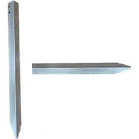 Resim Güçlü Galvaniz Temel Topraklama Kazığı 