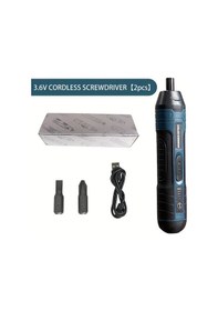 Resim Oldfriend Kablosuz Elektrikli Tornavida Seti - 3.6v Lityum 4 Tork Ayarlı 2 Parça 