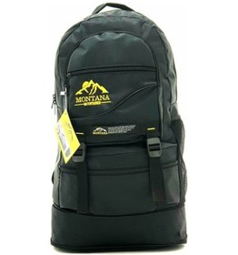 Resim Montana Unisex Siyah Körüklü 65 Lt Kapasiteli Dağcı Sırt Çantası Çok Renkli 