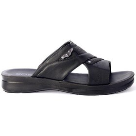 Resim Ayakcenter 158-1 Soylu Günlük Yazlık Erkek Terlik Siyah 