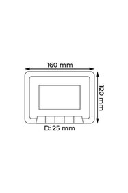 Resim Multitek Multibus Sistem MB45-S 4.3 Inç Daire Görüntülü Diafon Ekranı 9g 01 03 0001S 