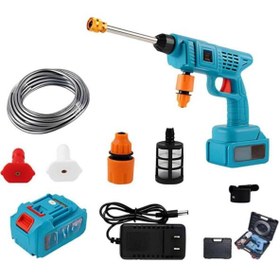 Resim Genel Markalar HN-SHOP Şarjlı Oto Yıkama, Bahçe Sulama Tabancası Makinesi Yüksek Basınçlı 