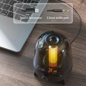 Resim Nettech Lp-20 Gece Lambalı Müzik Kutu Kablosuz Hoparlör - Speaker 