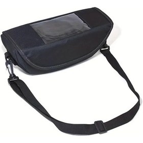 Resim Honeybeeshop Blıxora Evrensel Motosiklet Direksiyon Cantasi Siyah Dokunmatik Ekranli Telefon Saklama Cantasi Siyah 