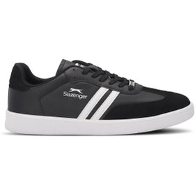 Resim Slazenger POUND I Erkek Siyah / Beyaz Günlük Spor Ayakkabısı 