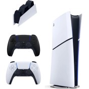 Resim Sony Playstation 5 Slim Digital 825 GB + Şarj Istasyonu + 2. Siyah Dualsense Ithalatçı Garantili 