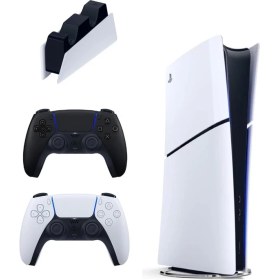 Resim Sony Playstation 5 Slim Digital 825 GB + Şarj Istasyonu + 2. Siyah Dualsense Ithalatçı Garantili 