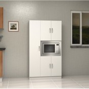 Resim Gökberk Modüler Mobilya Sistemleri Gökberk Gb-7002 5 Kapaklı Fırın Bölmeli Çok Amaçlı Dolap 