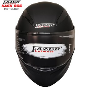 Resim FAZER ÇENE AÇILIR KASK 965 MAT SİYAH 