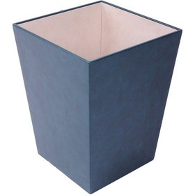 Resim Deri Çöp Kovası Yeşil 