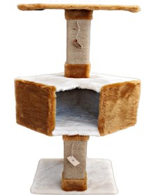 Resim İkonik Kedi Evi Krem 