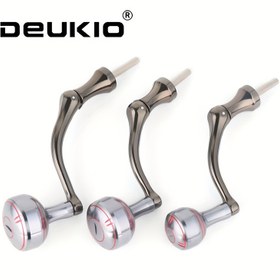 Resim DEUKIO Altıgen Salınım Kolu Döner Tekerlek Modifiye Altıgen Metal Top Tutma Maru Salınım Kolu Balıkçılık Ekipmanı Döner Tekerlek Aksesuarları Modifiye Balık Tekerleği Tüm Metal Tek Salınım Kolu Tutma Maru Seti 