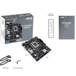 Resim ASUS PRIME H610M-K, 2xDDR5, M.2, D-SUB, HDMI, 12-13.Nesil, LGA1700 Soket, Anakart 