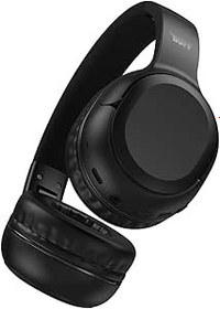 Resim Buff BF25 Bluetooth 5.3 Kulaküstü Kablosuz Kulaklık, 35 Saat Çalma Süresi, Güçlü Bass, 300mAh Batarya (Black) 