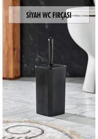 Resim Wc Fırçası & Tuvalet Fırçası Siyah 2 Parça Siyah 
