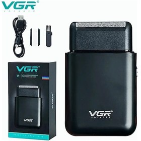 Resim Vgr Elektrikli Tıraş Makinesi Profesyonel Tıraş Makinesi Taşınabilir Mini Tıraş Black With Box Diğer 