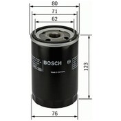 Resim BOSCH SEAT TOLEDO Yağ Filitresi 1998 - 2005 (056115561G) Bosch