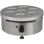 Resim Krp11.n.11 Tekli Teflonsuz 7 Bölmeli Krep Makinesi, Doğalgazlı 