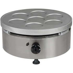 Resim Krp11.n.11 Tekli Teflonsuz 7 Bölmeli Krep Makinesi, Doğalgazlı 