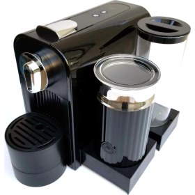 Resim ESPRESSOMM Latte Kapsül Kahve Makinesi Siyah - Nespresso Uyumlu 