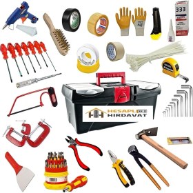 Resim 174 Parça El Aleti Seti Çanta ile Tamir ve Bakım Için Ideal 