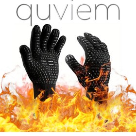 Resim Quviem Yanmaz Kaymaz Mutfak Eldivenleri Qu-17592400881429 