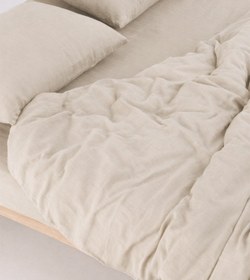 Resim Bliss TENCEL™ Müslin Nevresim - Bej / 240x220 cm 