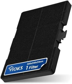 Resim VIOKS Bosch, 11026771 DHZ5346 eff Z5102X1 Siemens LZ53451 Balay Constructa Junker Davlumbaz filtre davlumbaz değiştirilmesi için filtre aktif karbon filtresi 