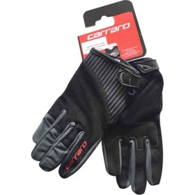 Resim Carraro PK-3020 Xl Beden Siyah Uzun Parmak Bisiklet Eldiveni 