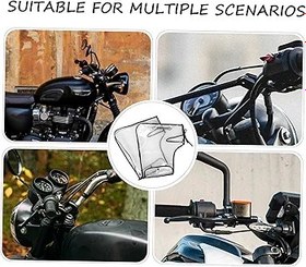 Resim ULTECHNOVO Bisiklet Gidonu Eldivenleri Rüzgar Geçirmez Yağmur Geçirmez Motosiklet Eldivenleri İçin Gidon Kılıfı Kolay Kurulum 