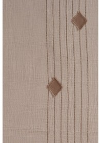 Resim Elart Alva Çift Kişilik Nevresim Takımı 4 Parça Bej Bej 