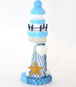 Resim Ahşap Marin Deniz Feneri Model 1 