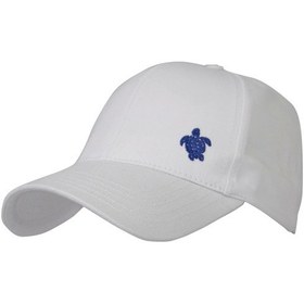 Resim Bay Şapkacı - Caretta Nakışlı Kep 9020-beyaz-mavi-armalı Beyaz 