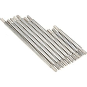Resim Trx4 Uyumlu 313mm Dingil Mesafesi İçin 10 Parça Paslanmaz Çelik Çekme Çubuk Seti 