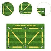 Resim Ganzhoushop Yeşil Suntek Mat Kullanımı Katlanır Halı Futbol Ev İçi Kullanım 60x90cm Yeşil 