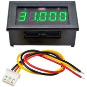 Resim DC 0-33.000V Yüksek Hassasiyetli Dijital Voltmetre - Yeşil 