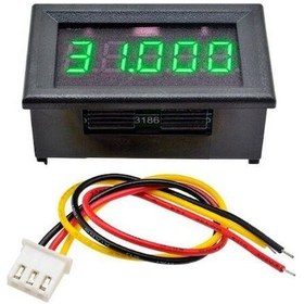 Resim DC 0-33.000V Yüksek Hassasiyetli Dijital Voltmetre - Yeşil 