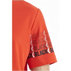 Resim Tommylife Tommy Life Fiesta Kol Baskı Detaylı Polo Yaka Standart Form Erkek T-shirt - 88240 Kirmizi 