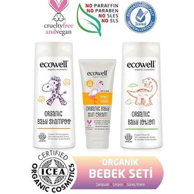 Resim Ecowell Organik Bebek Bakım Seti ( 3 Ürün) 