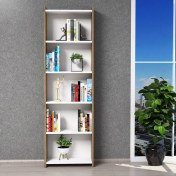 Resim Ferniso Mobilya 5 Bölmeli Kitaplık Hud-Beyaz 