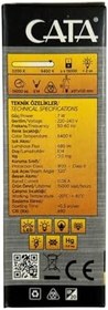 Resim Cata CT-4079 LED Ampul, 7W, 6400K Beyaz Işık, E14 Duylu 