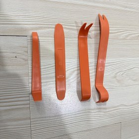Resim 4 Adet Evrensel Araba Trim Kaldırma Aracı Seti, Ses Sistemi, Gösterge Paneli, Navigasyon, İç Panel Demontajı için Plastik Prying Çubukları - Pil Gerekmez 