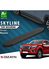 Resim Nissan Navara 3 Skyline Siyah Yan Basamak 203 Cm 2015 Üzeri A+ Kalite 